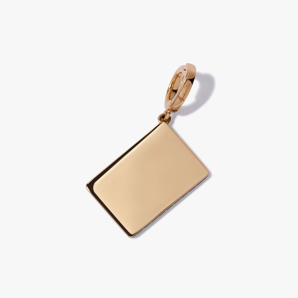 18ct Yellow Gold Postcard Necklace | Annoushka jewelley