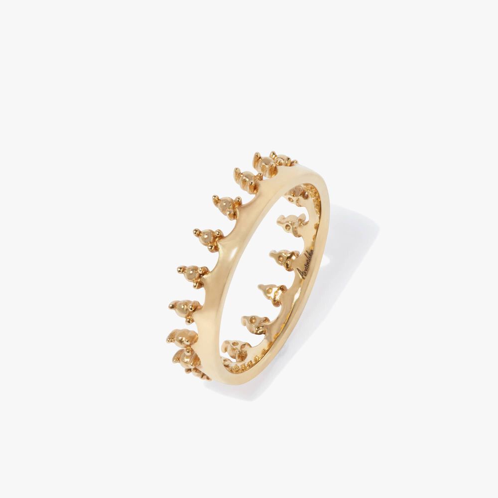 Crown 18ct Gold Ring | Annoushka jewelley