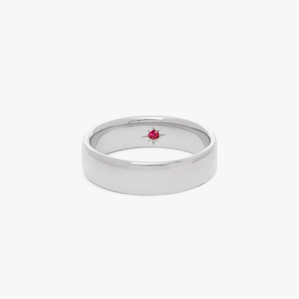 18ct White Gold 5mm Wedding Ring | Annoushka jewelley