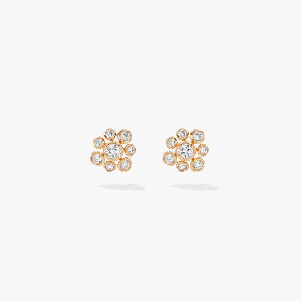Hidden Reef 18ct Gold Diamond Studs | Annoushka jewelley