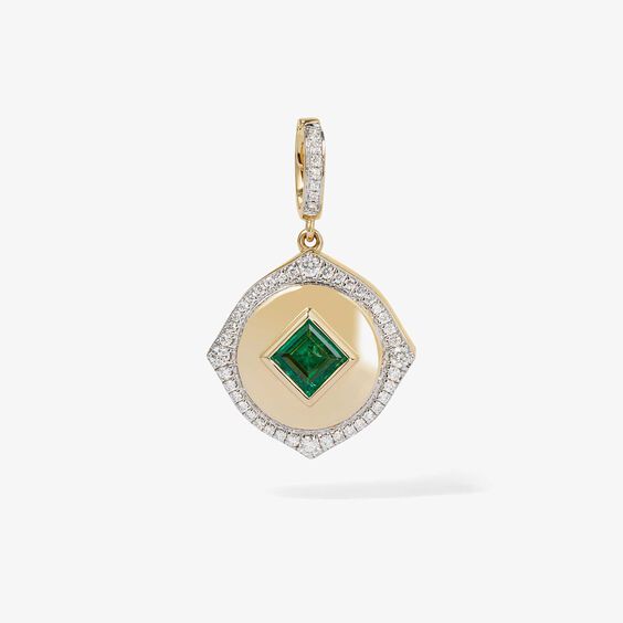 Lovelocket 18ct Gold Emerald May Birthstone Charm
