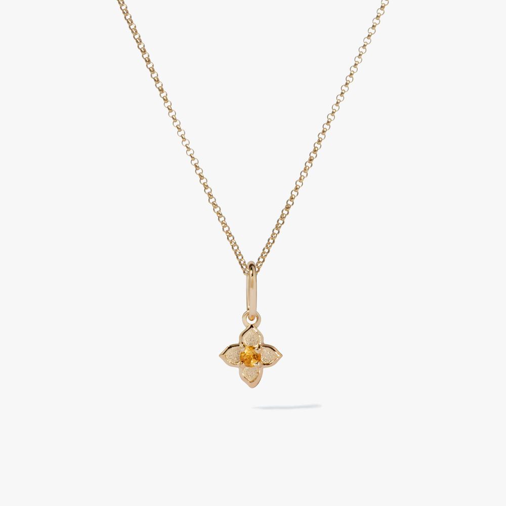 Tokens 14ct Gold Citrine Pendant | Annoushka jewelley