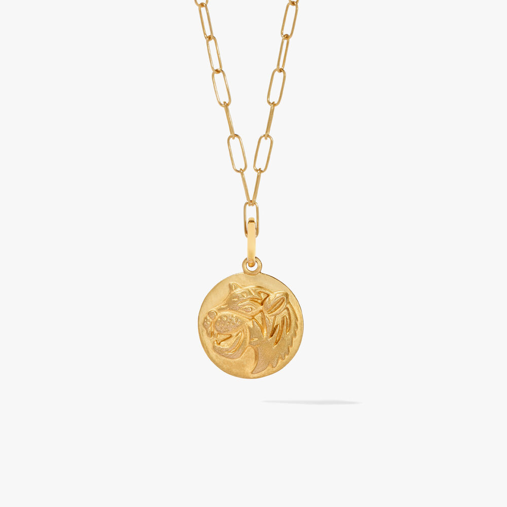 Mythology 18kt Gold Tiger Pendant | Annoushka jewelley