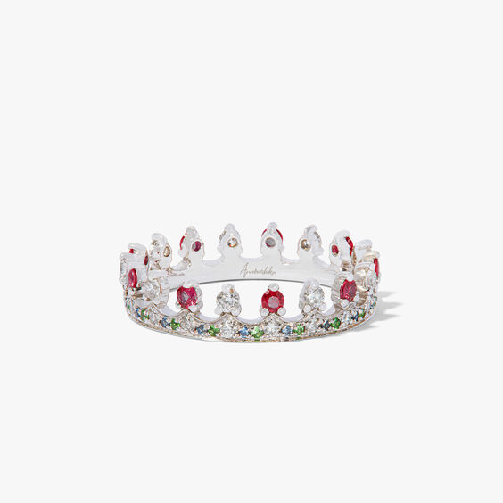 Crown Platinum Diamond Ring | Annoushka jewelley