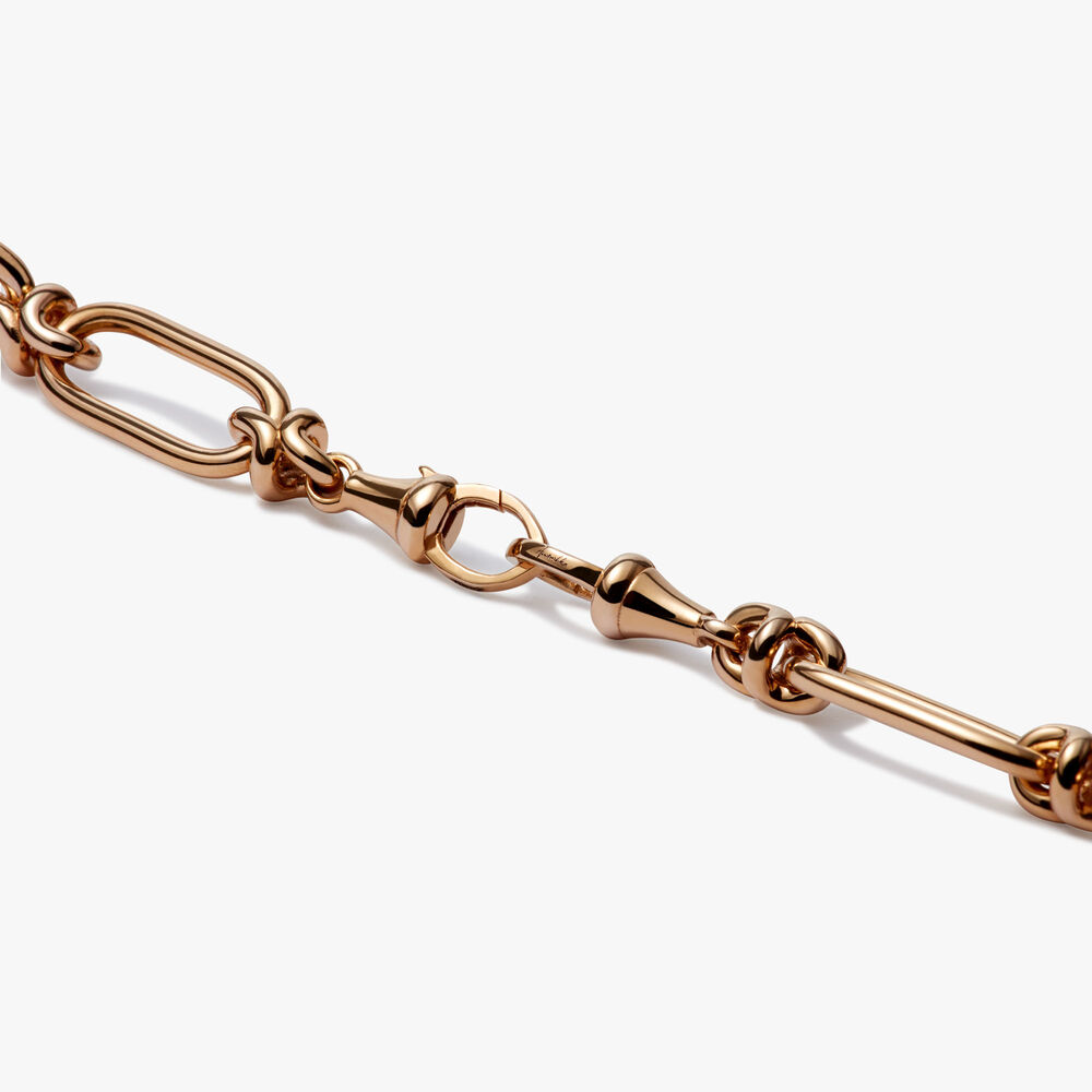 Knuckle 14ct Yellow Gold Heavy Chain Necklace | Annoushka jewelley