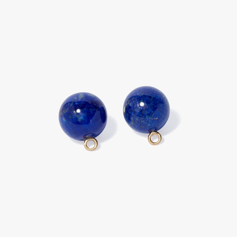 A Single Set of Lapis Lazuli 18ct Gold Cufflinks | Annoushka jewelley