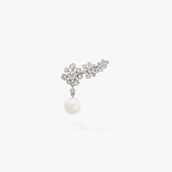 Marguerite Diamond & Pearls Ear Pins | Annoushka jewelley
