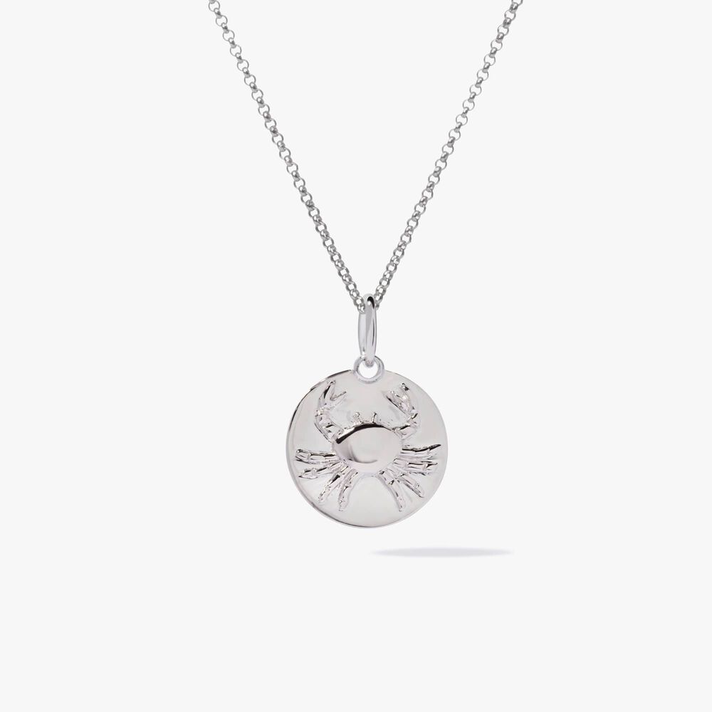 Mythology 18ct White Gold Cancer Necklace | Annoushka jewelley