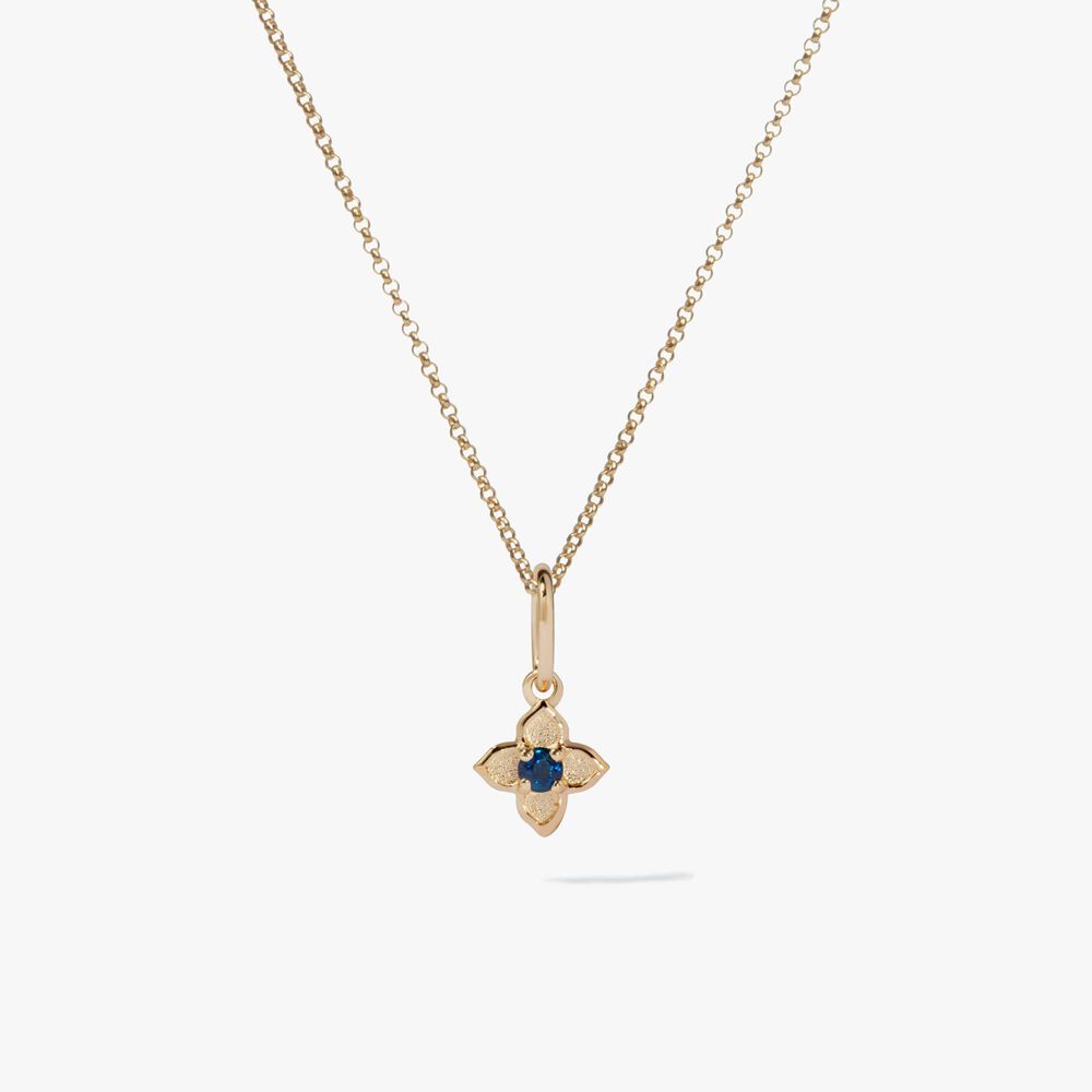 Tokens 14ct Gold Sapphire Pendant | Annoushka jewelley