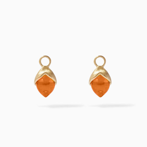 18ct Yellow Gold Citrine Earring Drops