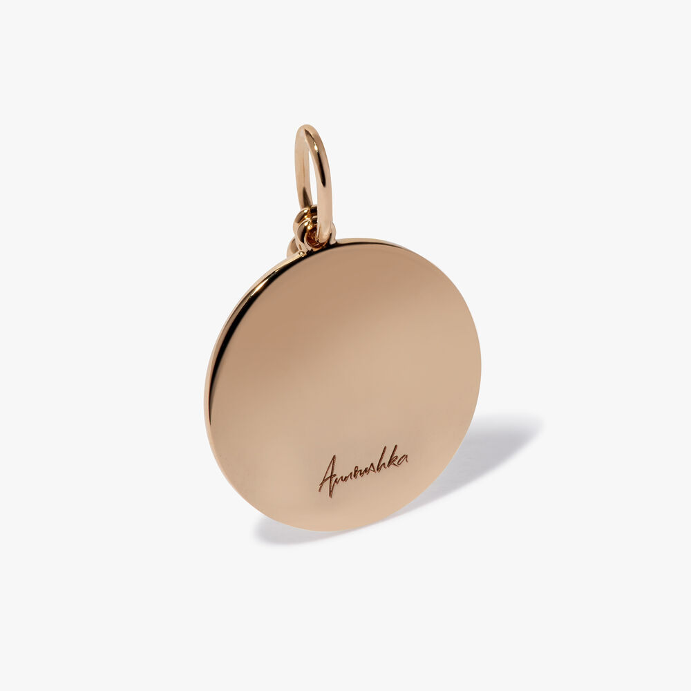 Tokens 14ct Yellow Gold Disc Pendant | Annoushka jewelley