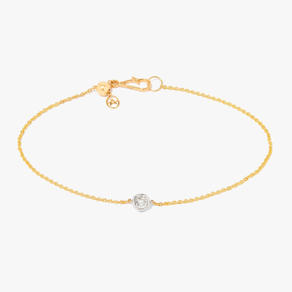 14ct Yellow Gold Diamond Bracelet | Annoushka jewelley