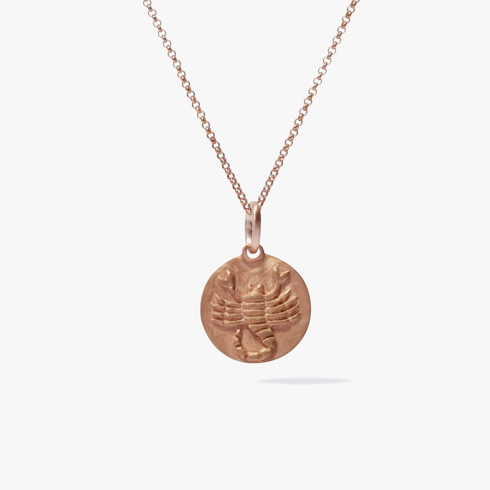 Mythology 18ct Rose Gold Scorpio Necklace | Annoushka jewelley