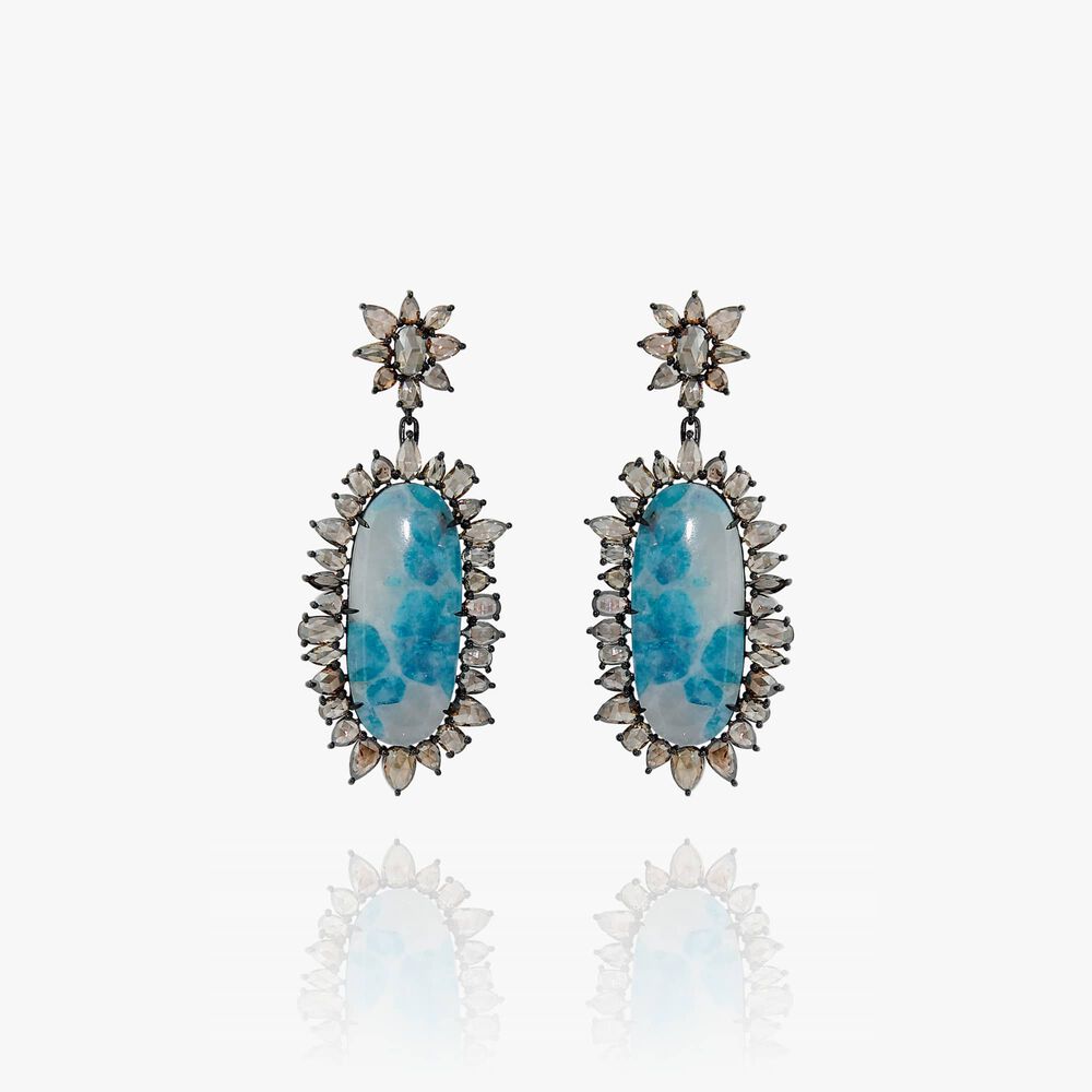 Sutra Paraiba Tourmaline Earrings | Annoushka jewelley