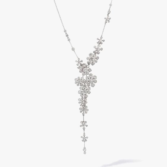 Marguerite 18ct White Gold Diamond Cocktail Necklace