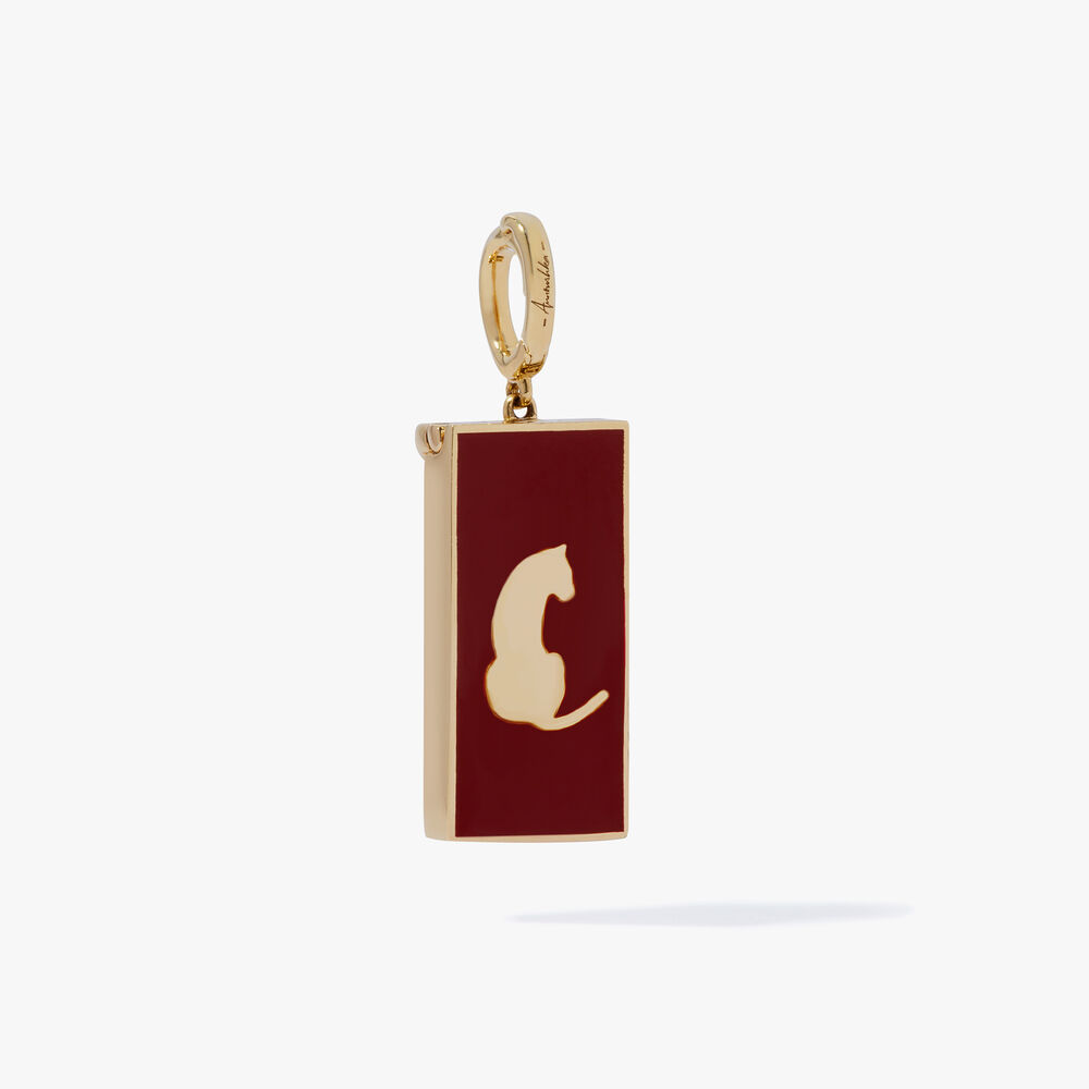 Mythology 18kt Gold Chinese Tiger Red Envelope Charm | Annoushka jewelley
