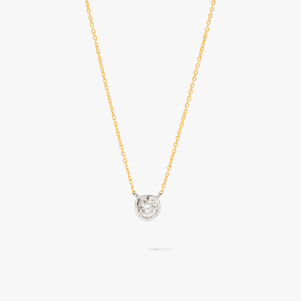 Marguerite 14ct Yellow Gold Diamond Necklace | Annoushka jewelley
