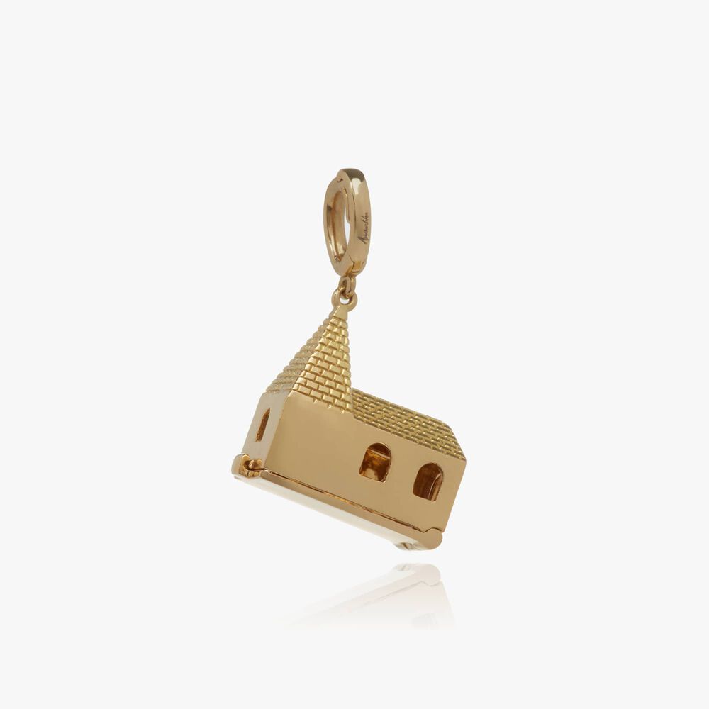 Annoushka X The Vampire's Wife 18ct Gold "God Is In The House" Charm | Annoushka jewelley