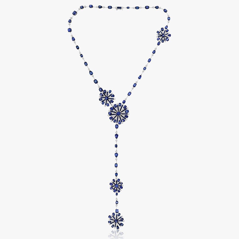 Sutra Sapphire & Diamond Necklace | Annoushka jewelley