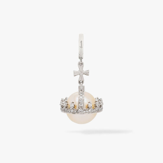 Mythology Platinum Spinning Orb Charm | Annoushka jewelley