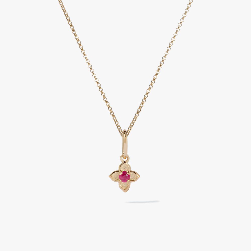 Tokens 14ct Gold Ruby Pendant | Annoushka jewelley