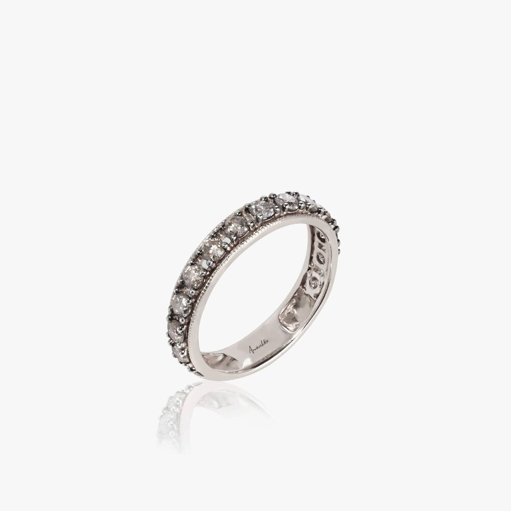 Dusty Diamonds 18ct White Gold Eternity Ring | Annoushka jewelley