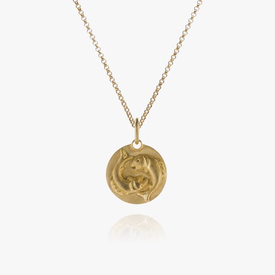 Mythology 18ct Gold Pisces Necklace