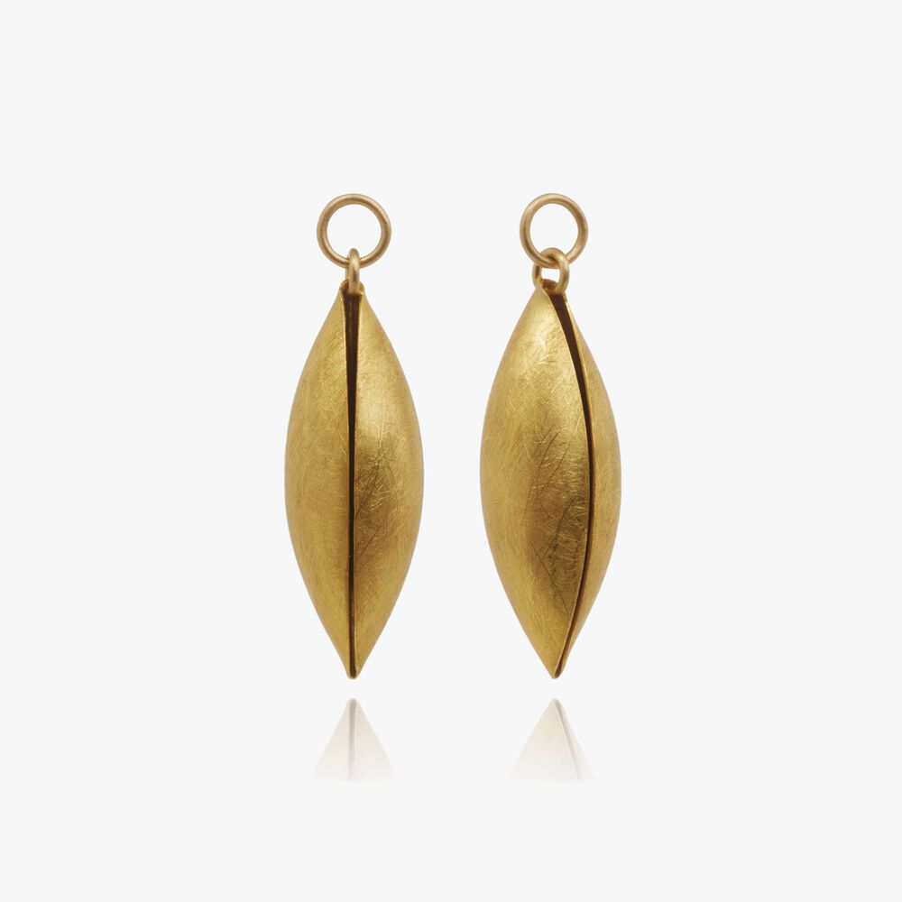 18ct Gold Seed Earring Drops | Annoushka jewelley