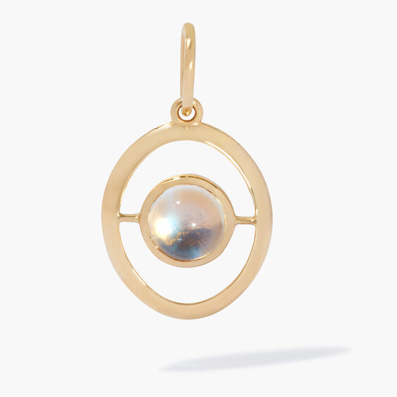 14ct Yellow Gold Moonstone Birthstone Necklace