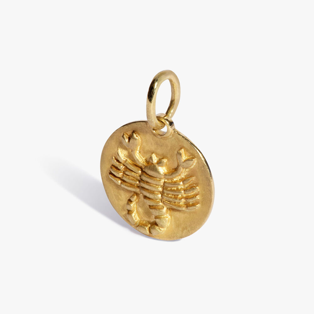 Zodiac 18ct Yellow Gold Scorpio Pendant | Annoushka jewelley