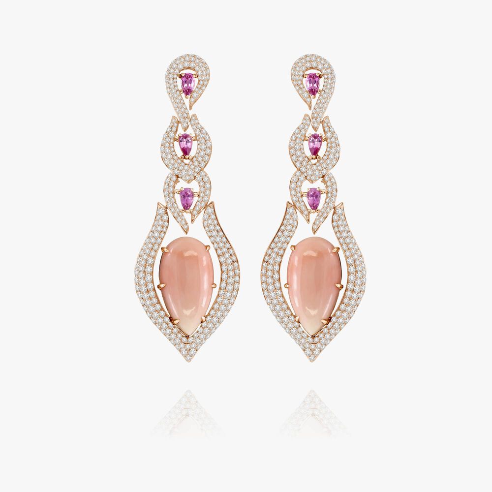 Sutra Coral & Sapphire Earrings | Annoushka jewelley