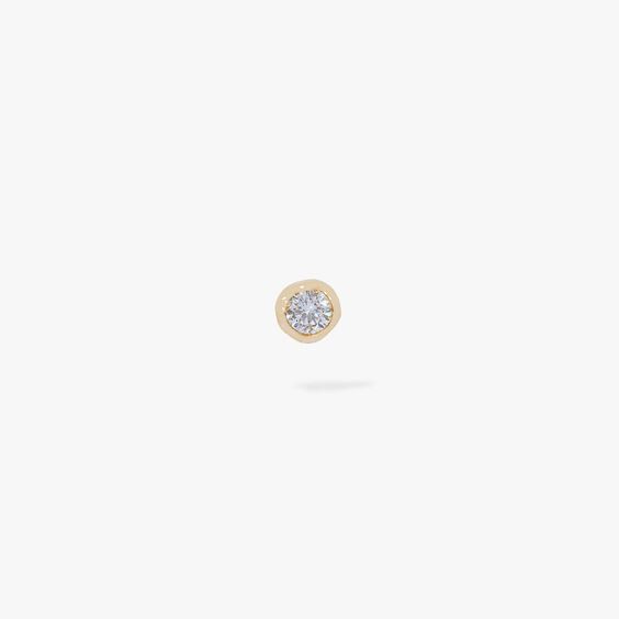 Love Diamonds 14ct Gold Solitaire Large Stud Earring