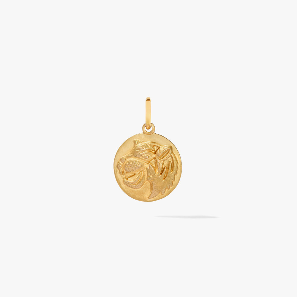Mythology 18ct Gold Tiger Pendant | Annoushka jewelley