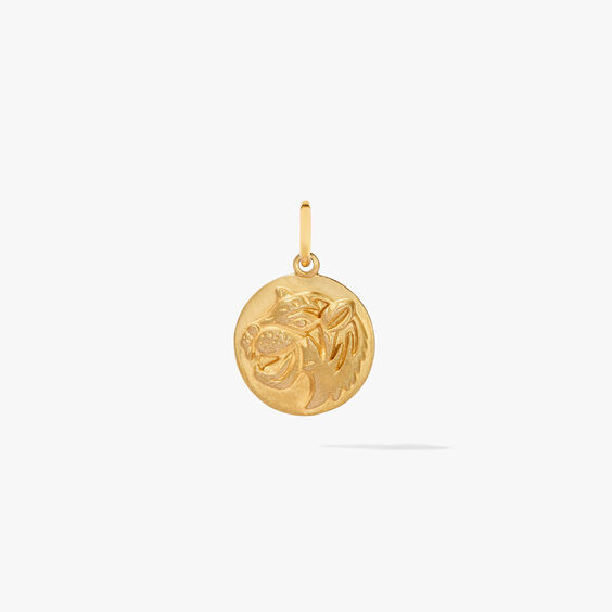 Mythology 18kt Gold Tiger Pendant