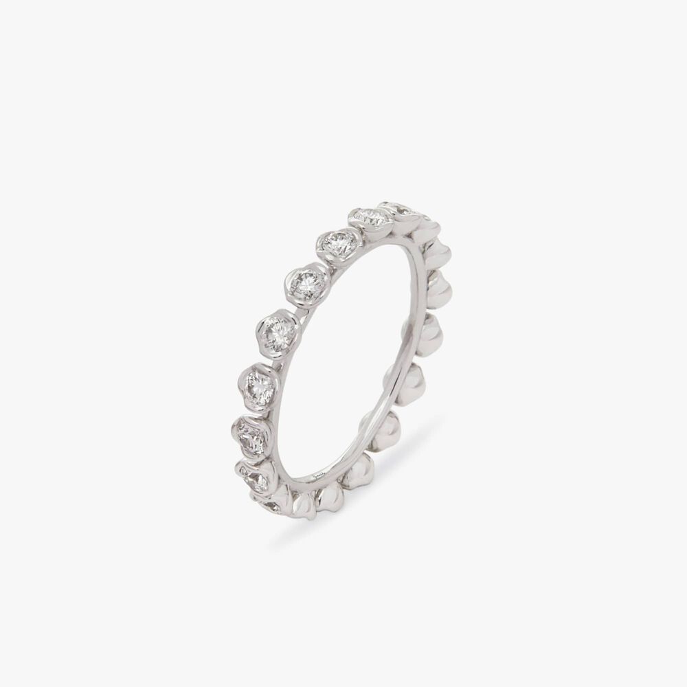 Marguerite 18ct White Gold & Diamond Eternity Ring | Annoushka jewelley