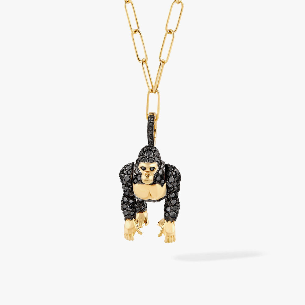 Mythology 18ct Gold African Gorilla Charm | Annoushka jewelley