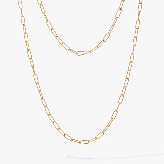14ct Gold Mini Long Cable Chain