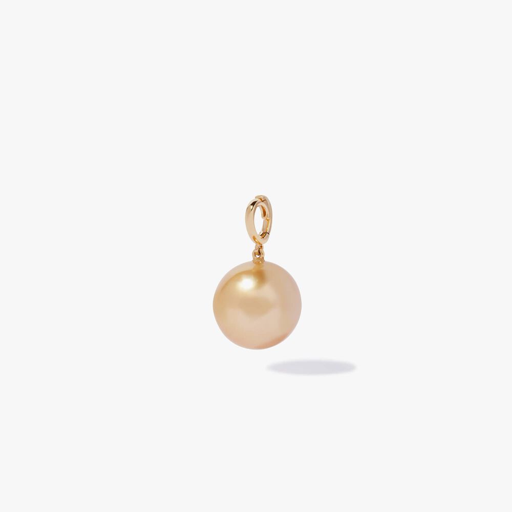 18ct Gold South Sea Pearl Charm Pendant | Annoushka jewelley