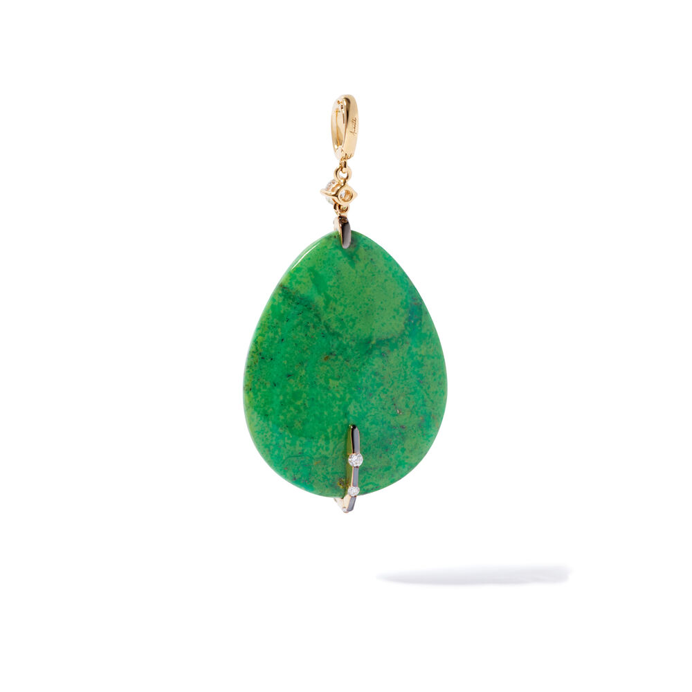 18ct Gold Nevada Turquoise Diamond Pendant | Annoushka jewelley