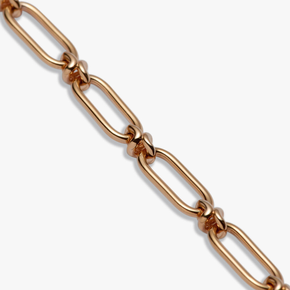 Knuckle 14ct Yellow Gold Bold Chain Bracelet | Annoushka jewelley
