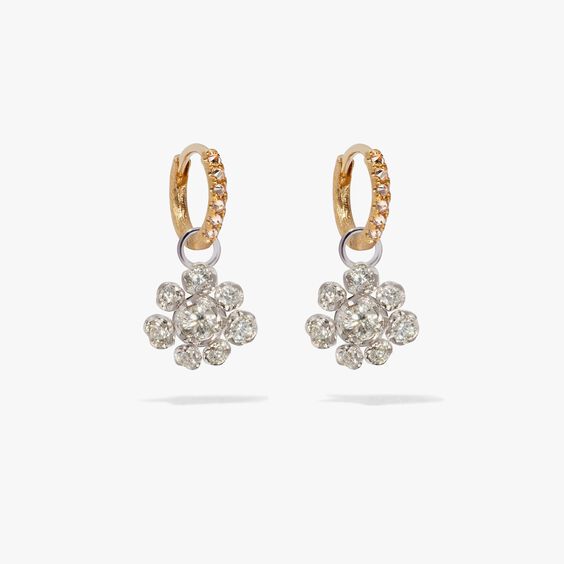 Marguerite 18ct White & Yellow Gold Diamond Earrings