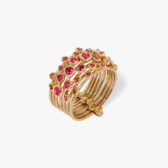 Hidden Reef 18ct Gold Sapphire Ring | Annoushka jewelley