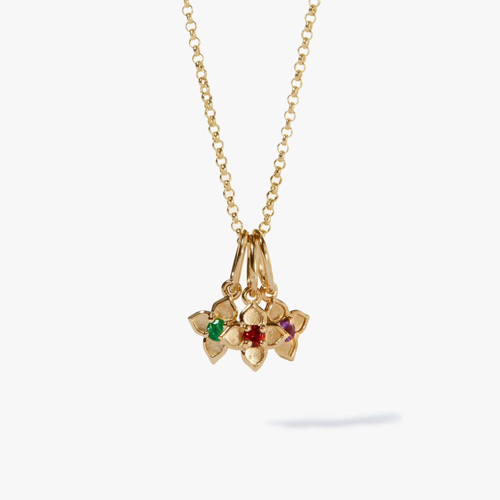 Tokens 14ct Gold Birthstone Necklace | Annoushka jewelley