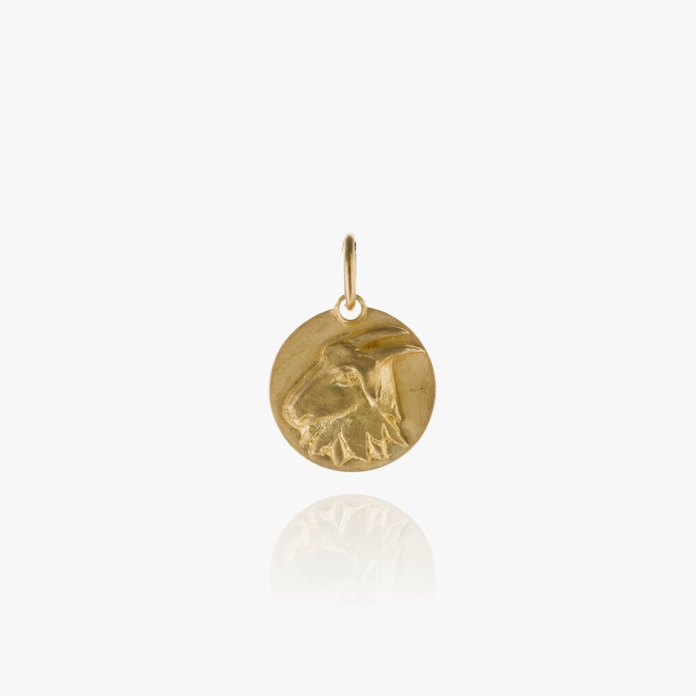 Zodiac 18ct Gold Capricorn Pendant | Annoushka jewelley