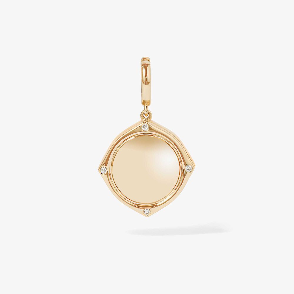 Lovelocket 18ct Gold Diamond Charm Pendant | Annoushka jewelley