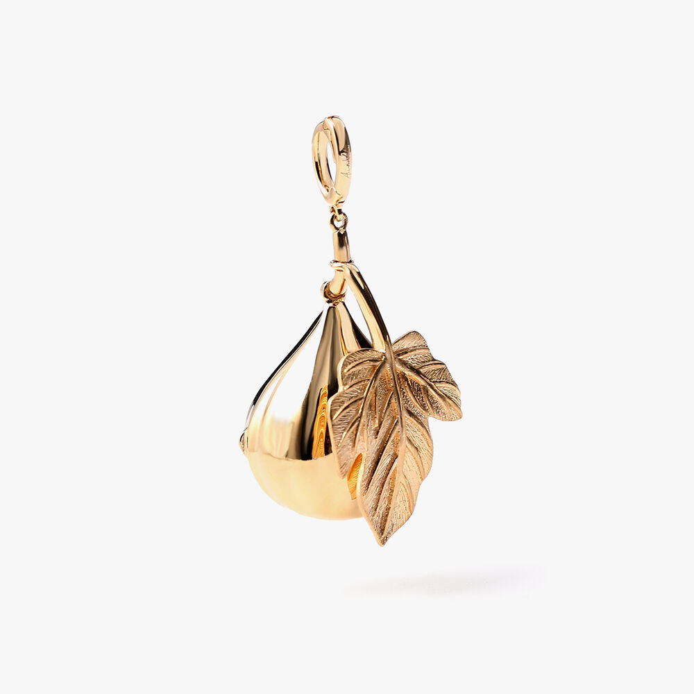 Annoushka x Vicky Lau 18ct Yellow Gold Fig Locket Charm | Annoushka jewelley