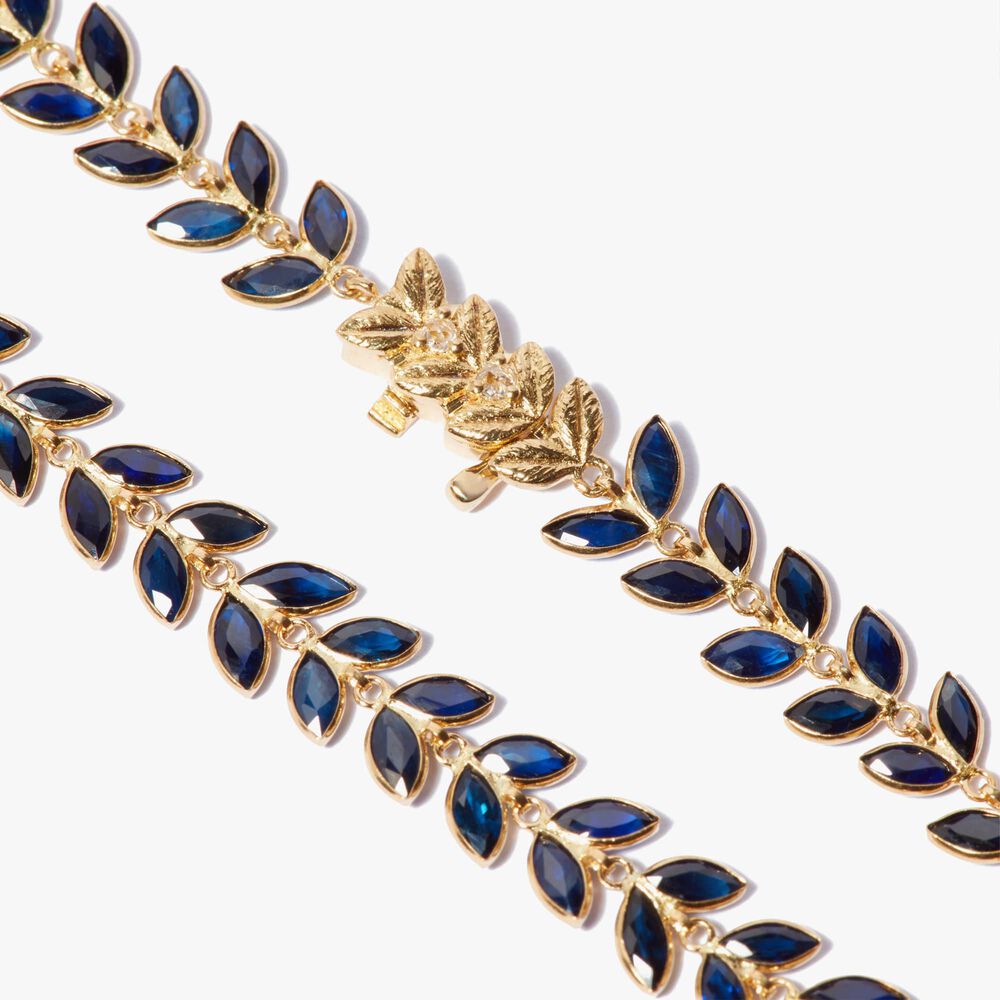 18ct Gold Sapphire Vine Bracelet | Annoushka jewelley
