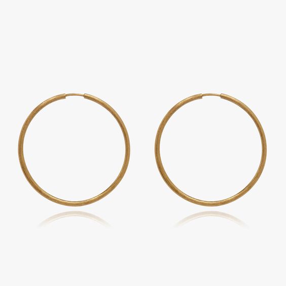 Hoopla 18ct Gold Medium Hoop Earrings