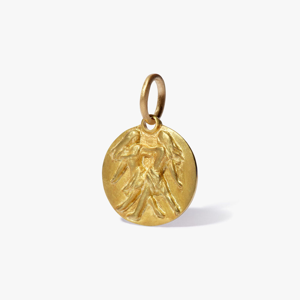 Zodiac 18ct Yellow Gold Gemini Pendant | Annoushka jewelley