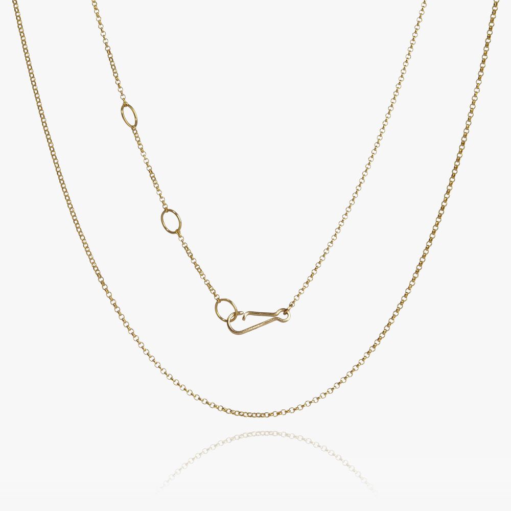 18ct Gold Belcher Chain | Annoushka jewelley